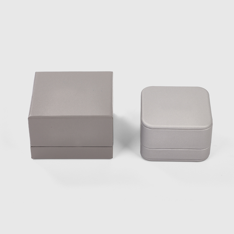 FANXI Wholesale Gray leather Velvet Erring box