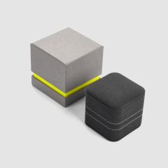 FANXI Fashion Material Dark grey Jewelry box