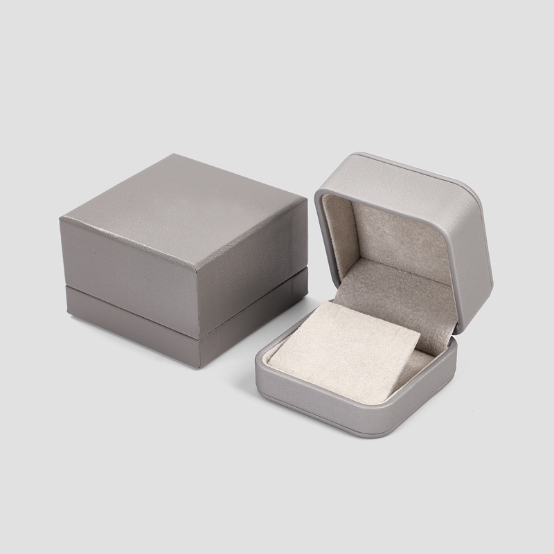 FANXI Wholesale Gray leather Velvet Erring box