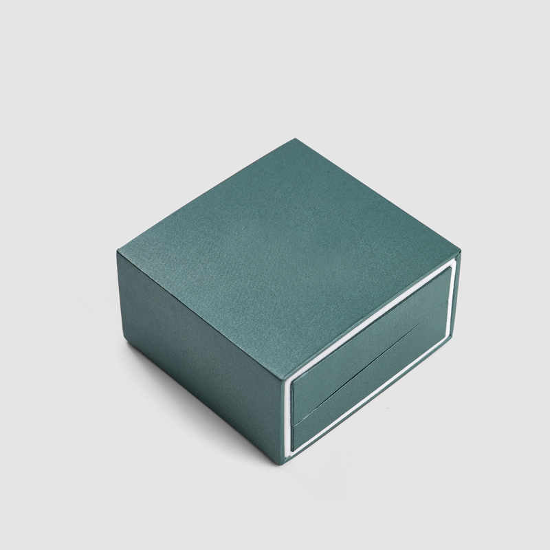 FANXI Green Custom Velvet Paper Jewelry box
