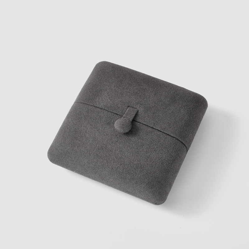 FANXI Fashion Microfiber Grayish brown Jewelry box