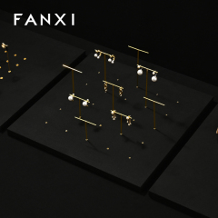 FANXI New arrival Black metal Jewelry display set