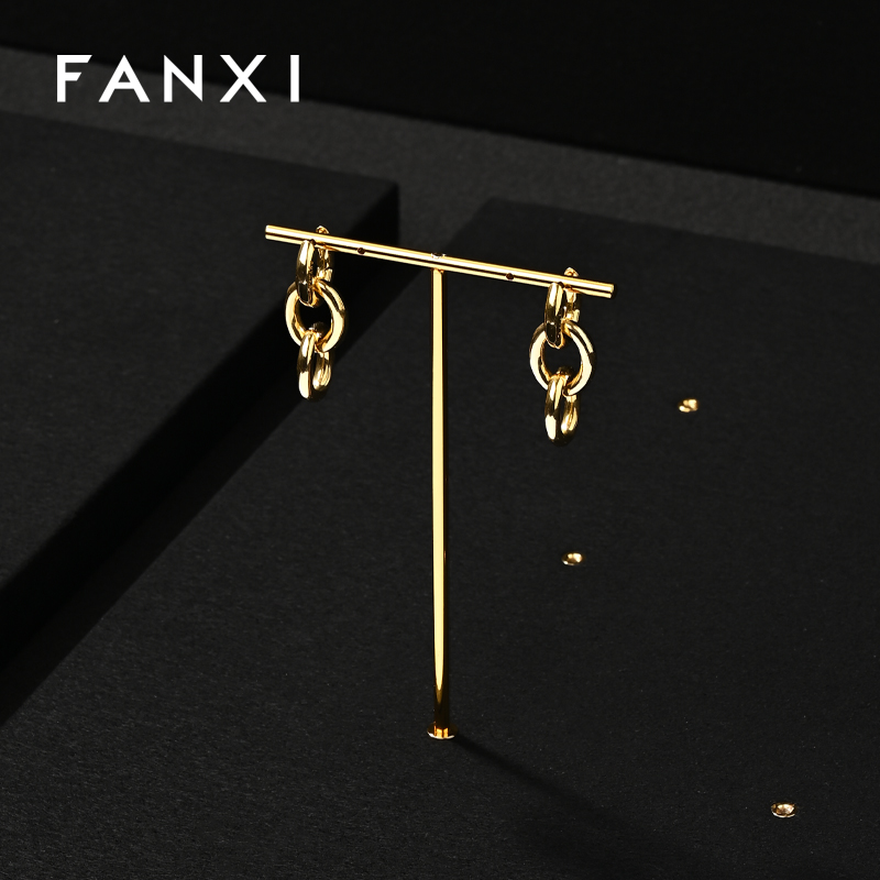 FANXI New arrival Black metal Jewelry display set