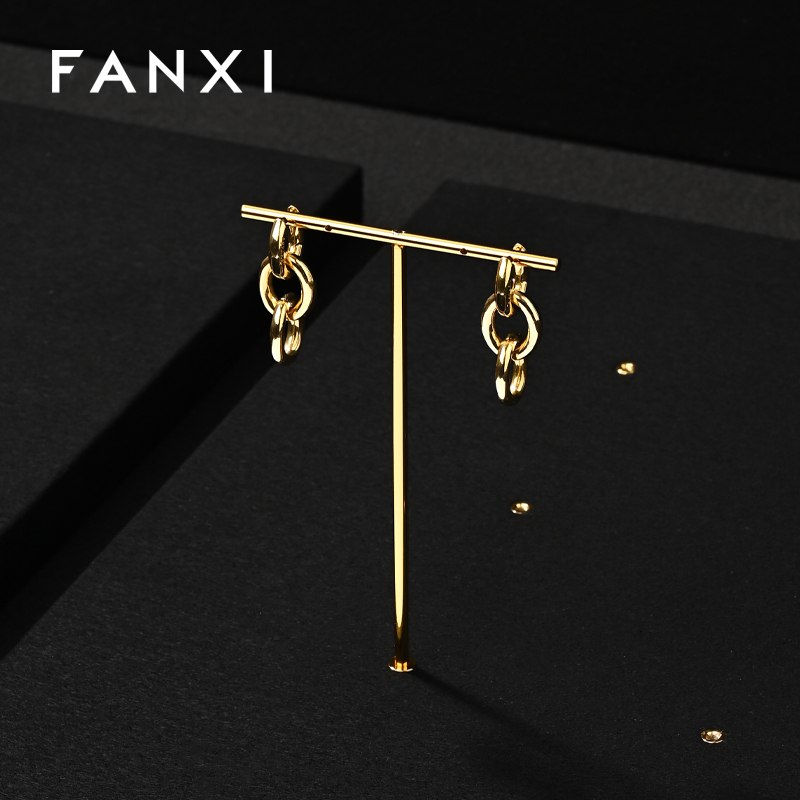 FANXI New arrival Black metal Jewelry display set