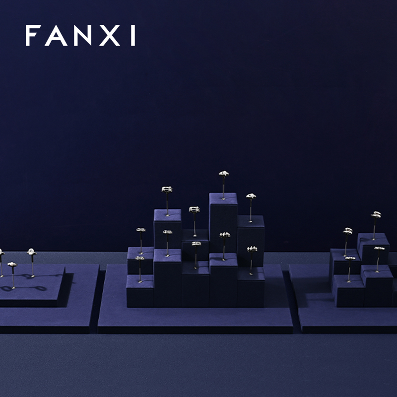 FANXI Wholesale Coffee Microfiber Jewelry display set