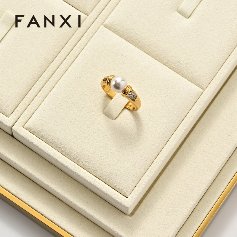 FANXI Hot sale Microfiber rice metal Jewelry set
