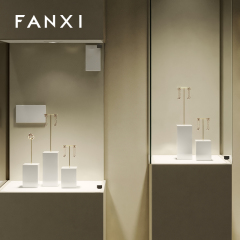 FANXI High quality White MDF painting Jewelry display