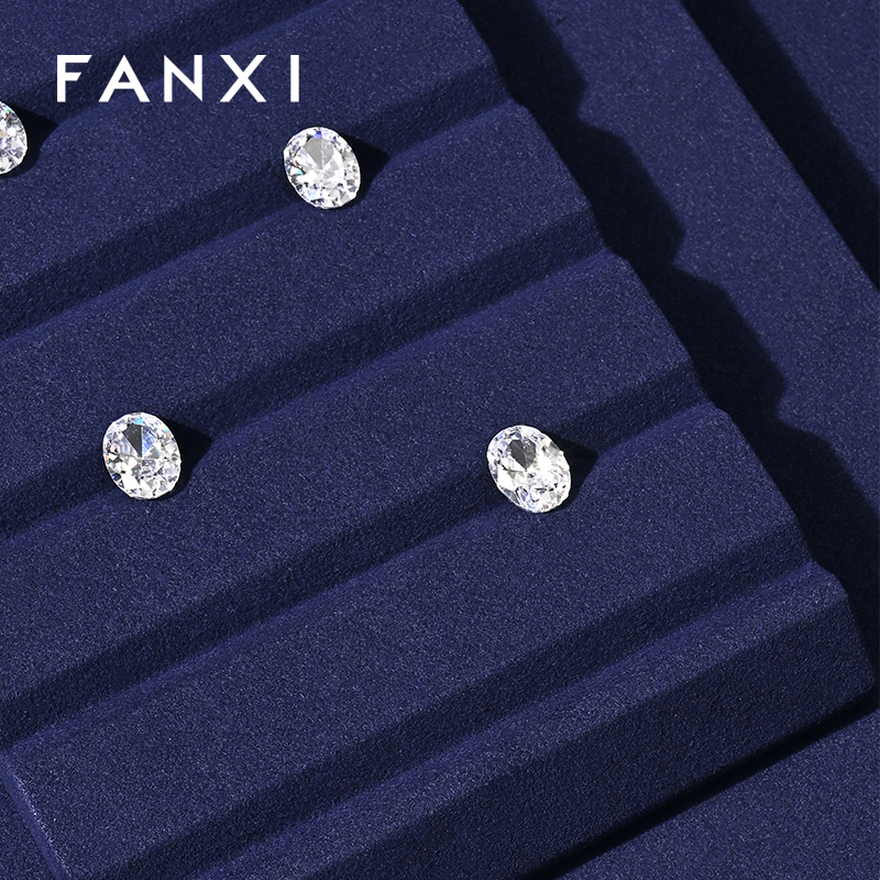 FANXI Wholesale Coffee Microfiber Jewelry display set
