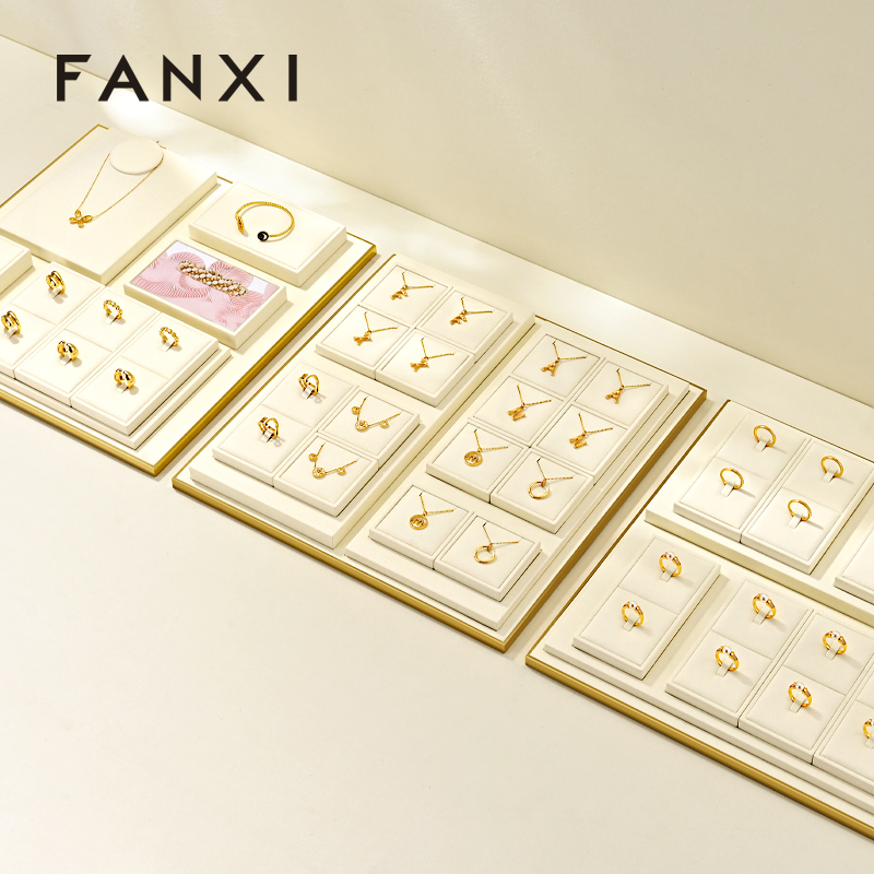FANXI Hot sale Microfiber rice metal Jewelry set