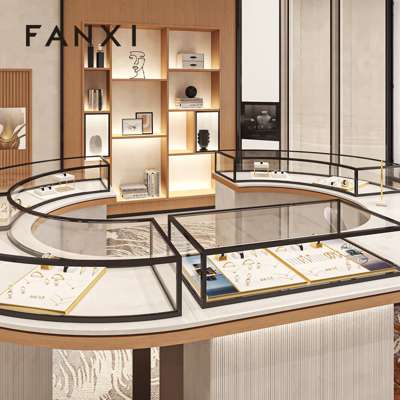 FANXI Factory White metal jewelry display tray