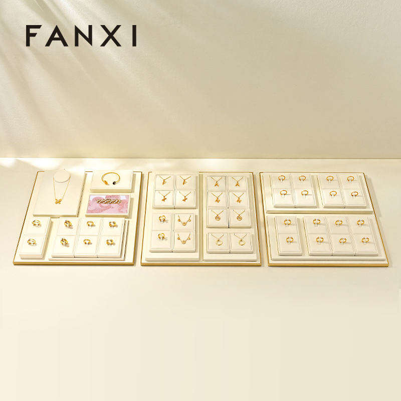 FANXI Hot sale Microfiber rice metal Jewelry set