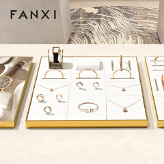 FANXI Factory White metal jewelry display tray