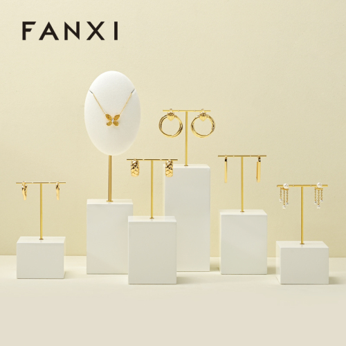 FANXI High quality White MDF painting Jewelry display
