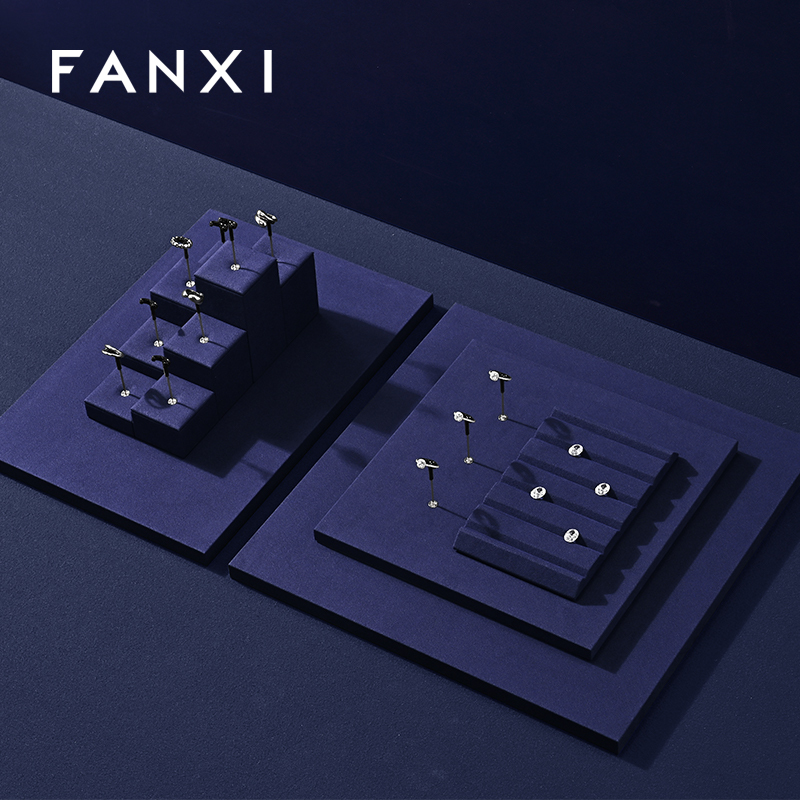 FANXI Wholesale Coffee Microfiber Jewelry display set