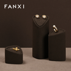 FANXI Wholesale Coffee Microfiber Jewelry display set