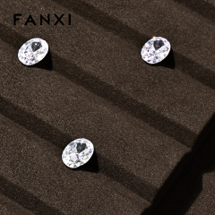 FANXI New arrival Microfiber and metal Jewelry display set series