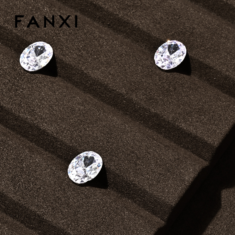 FANXI New arrival Microfiber and metal Jewelry display set series