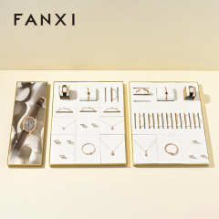 FANXI Factory White metal jewelry display tray
