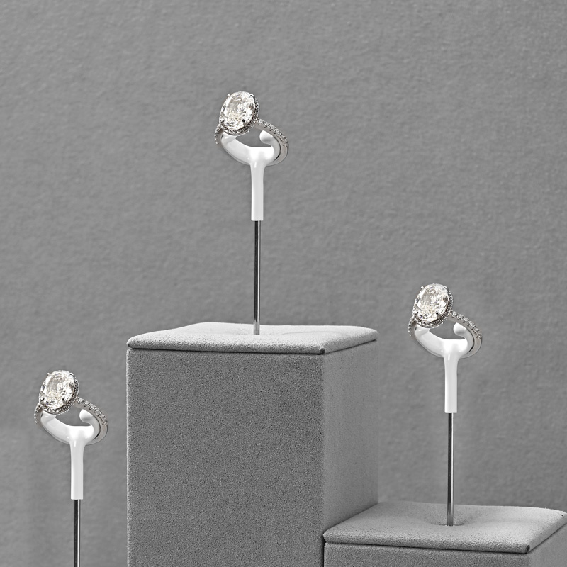 FANXI High end Gray Microfiber luxury jewellery display