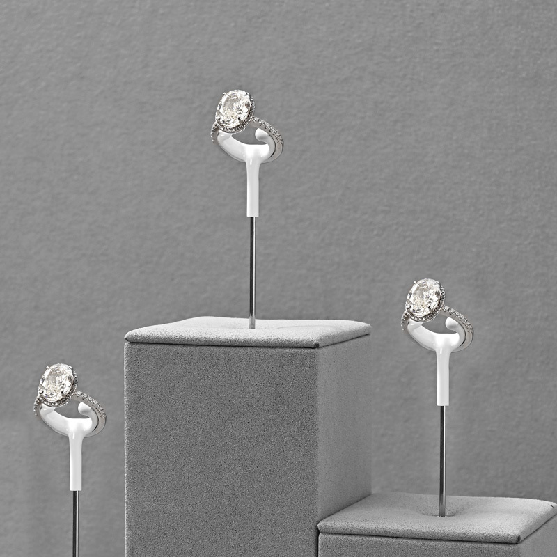 FANXI High end Gray Microfiber luxury jewellery display