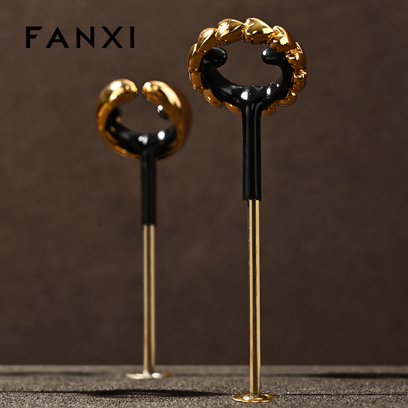 FANXI New arrival Microfiber and metal Jewelry display set series