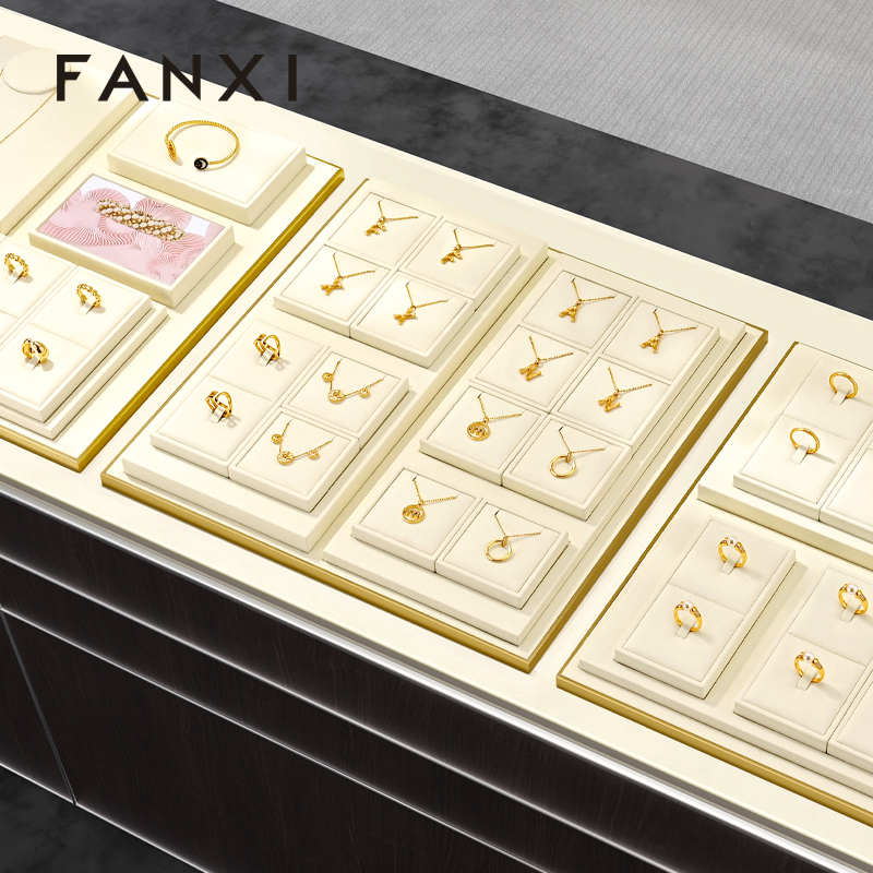 FANXI Hot sale Microfiber rice metal Jewelry set
