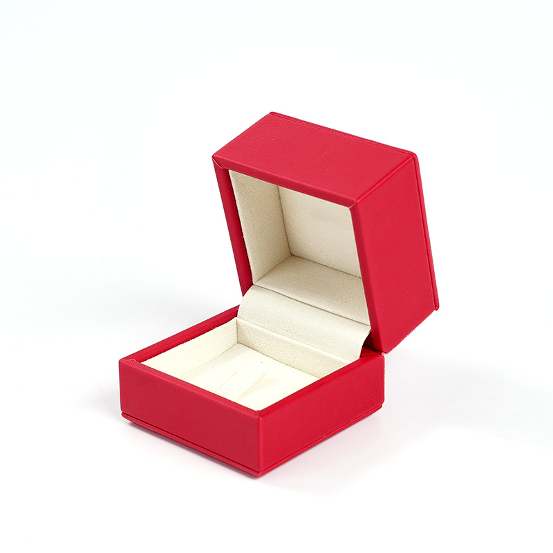 FANXI Custom red microfber Ring Box