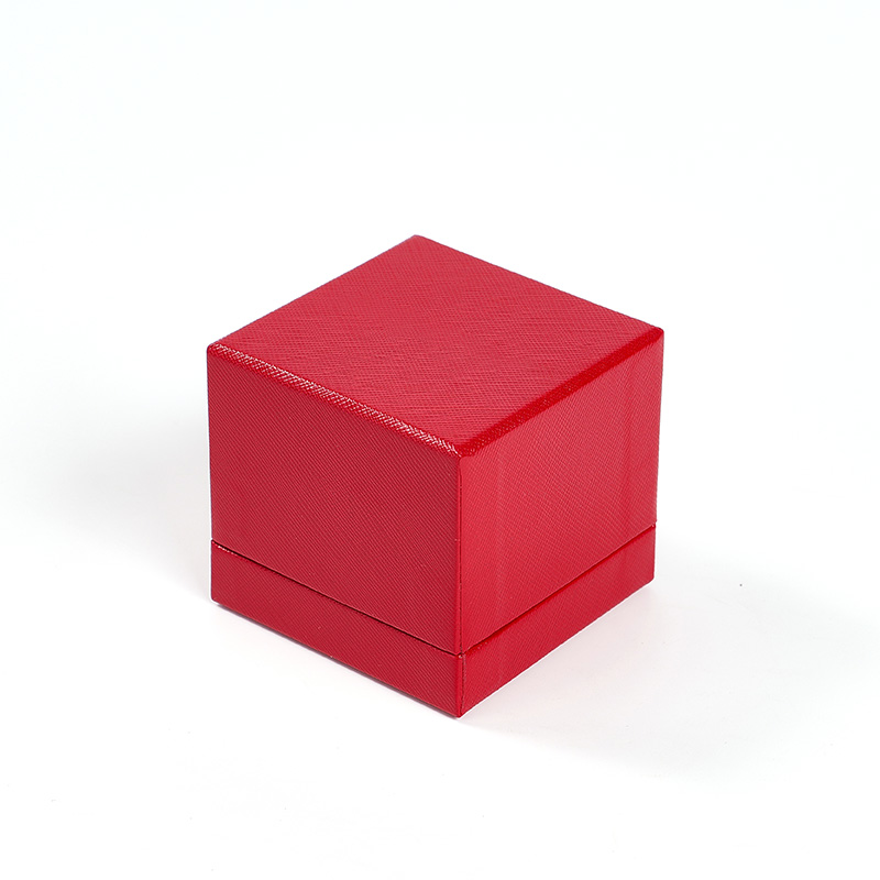 FANXI Custom red microfber Ring Box
