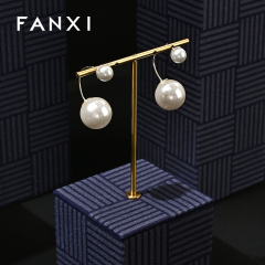 FANXI Luxury Blue Gold Jewelry Combination Set