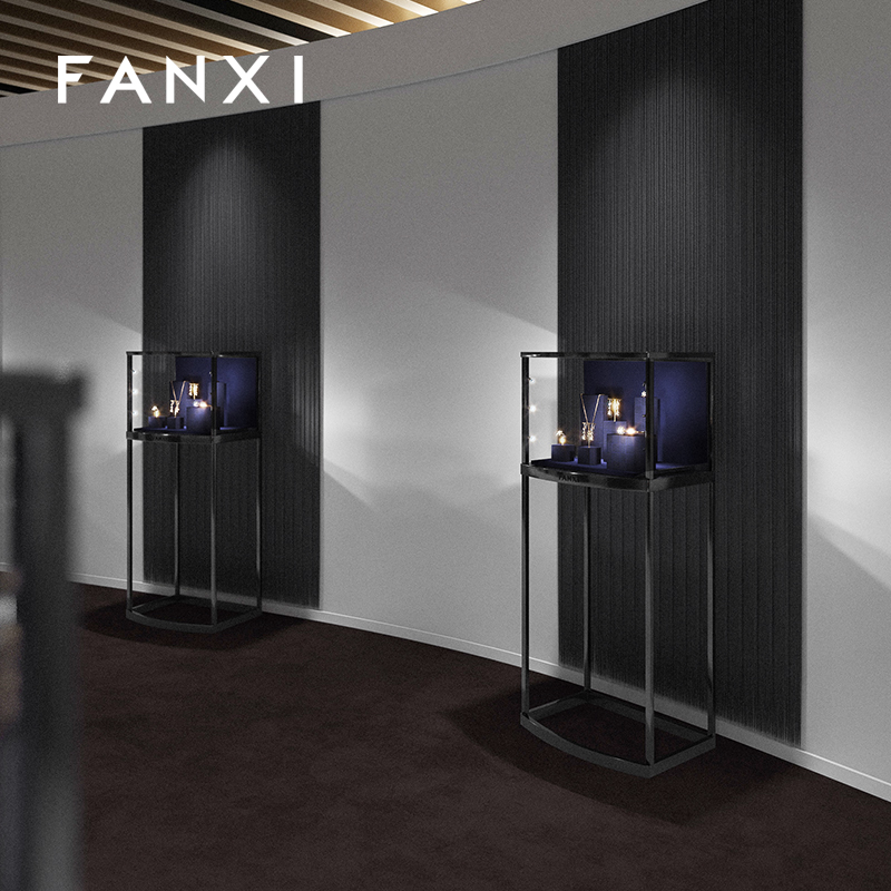 FANXI Luxury Blue Gold Jewelry Combination Set