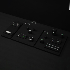 FANXI Wholesale Black Microfiber Jewelry display set