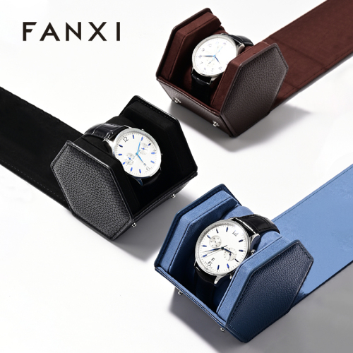 FANXI Fashion leather Multi-coloroption Watch storage bag