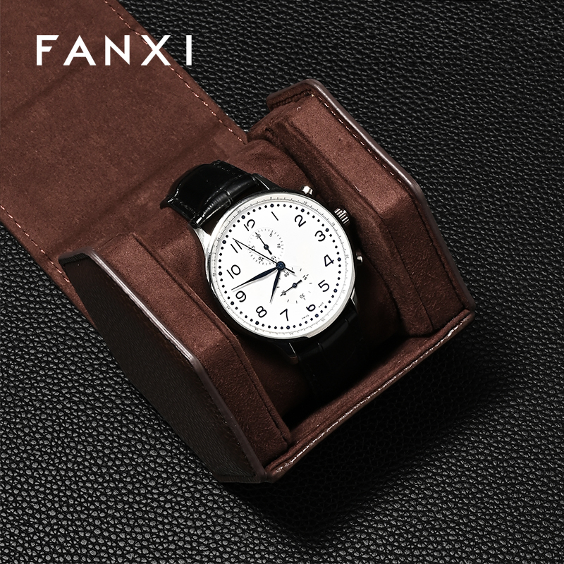 FANXI Fashion leather Multi-coloroption Watch storage bag