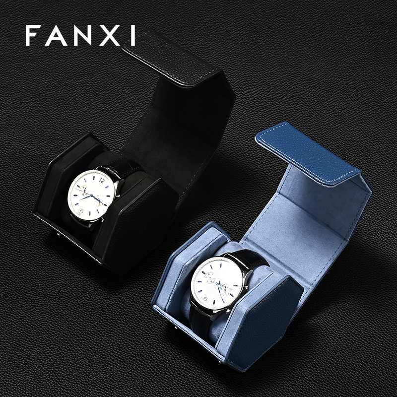 FANXI Fashion leather Multi-coloroption Watch storage bag