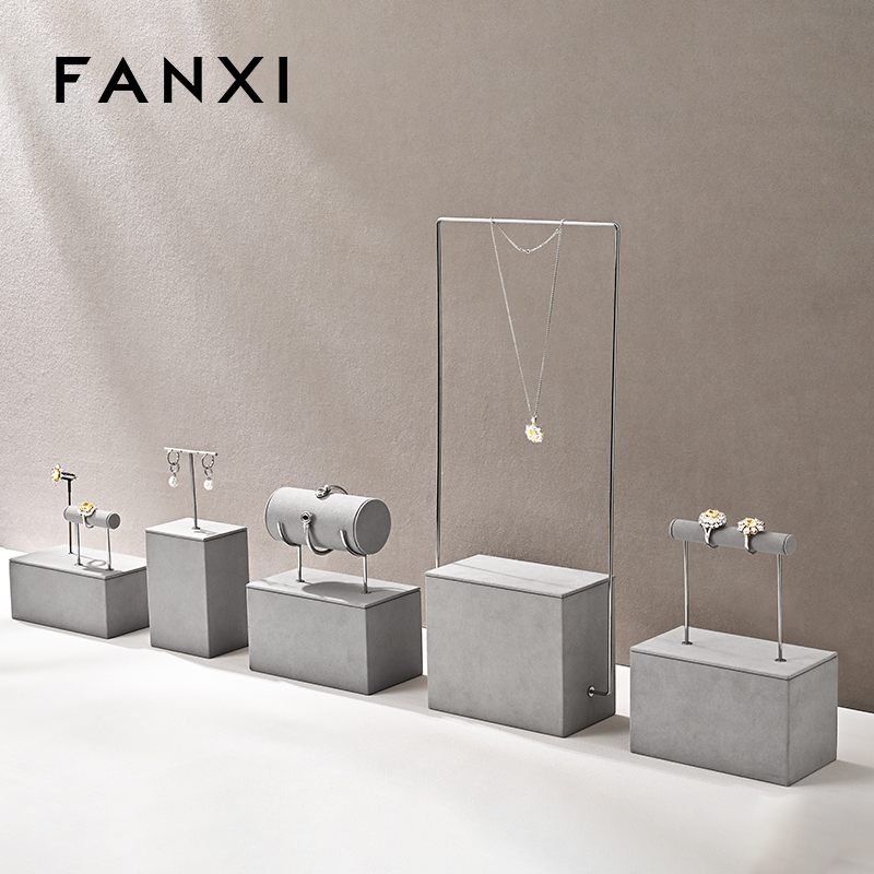 FANXII High end metal Multi-coloroption Jewelry display set
