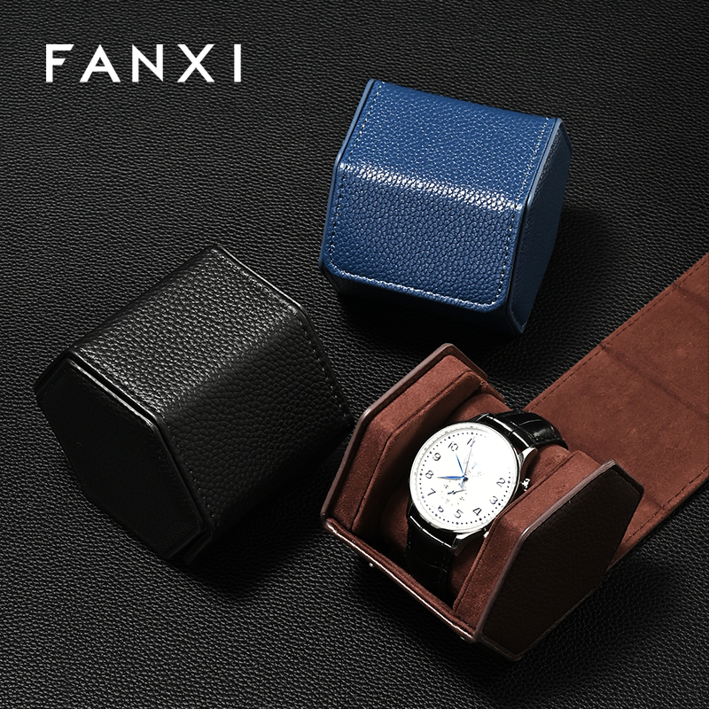 FANXI Fashion leather Multi-coloroption Watch storage bag
