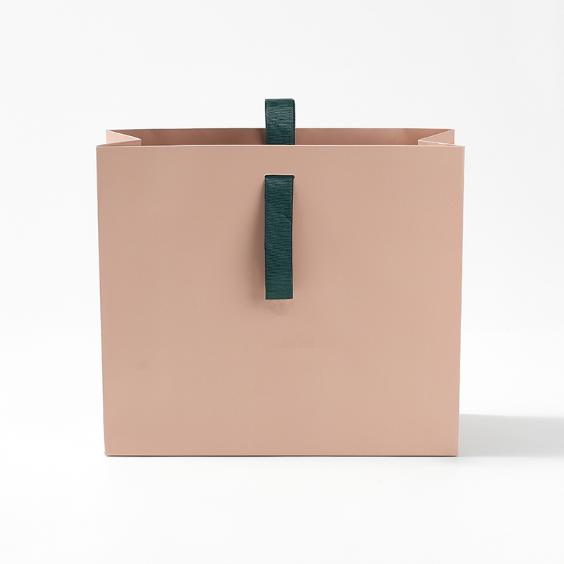 FANXI Custom art paper fesh-colored Jewelry Bag