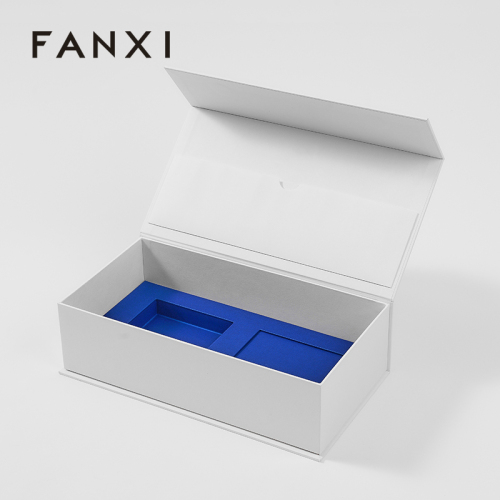 FANXI Custom leatherette paper white Jewelry box