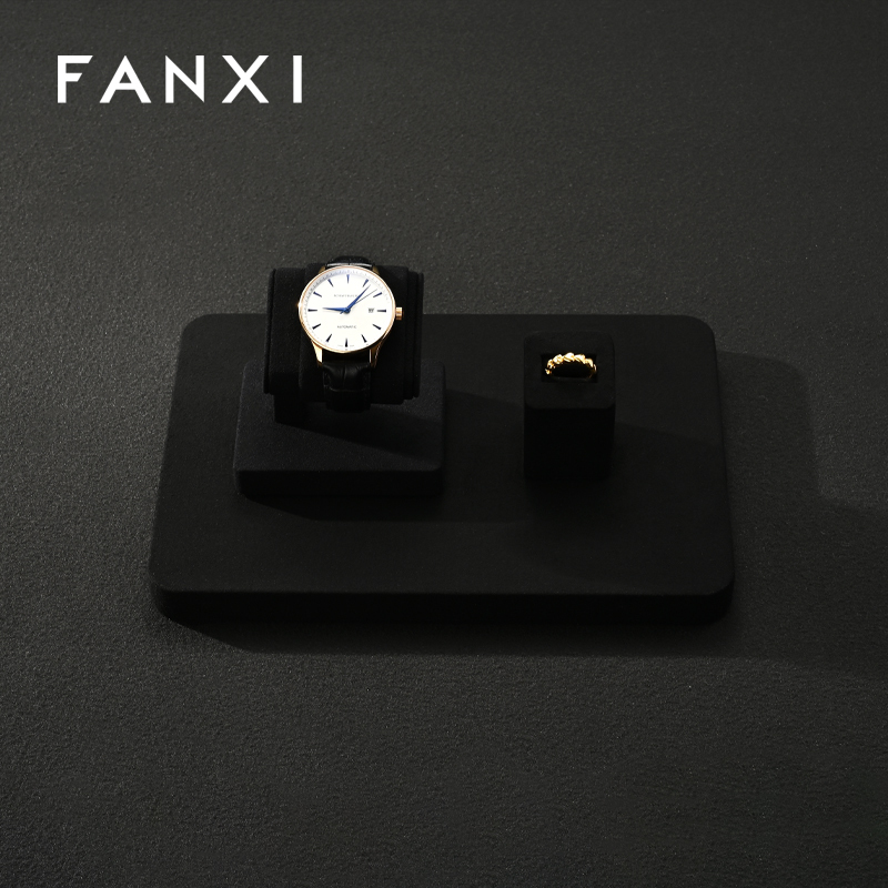 FANXI Factory Multi-color optiona Microfiber Jewelry Display