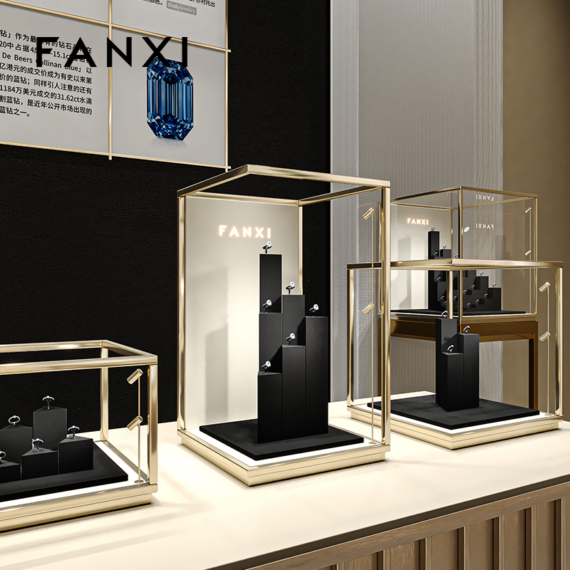 FANXI Custom metal Multi-coloroption Ring holder