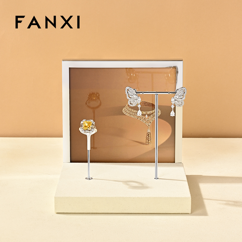 FANXI Hot sale Multi-coloroption metal Jewelry display