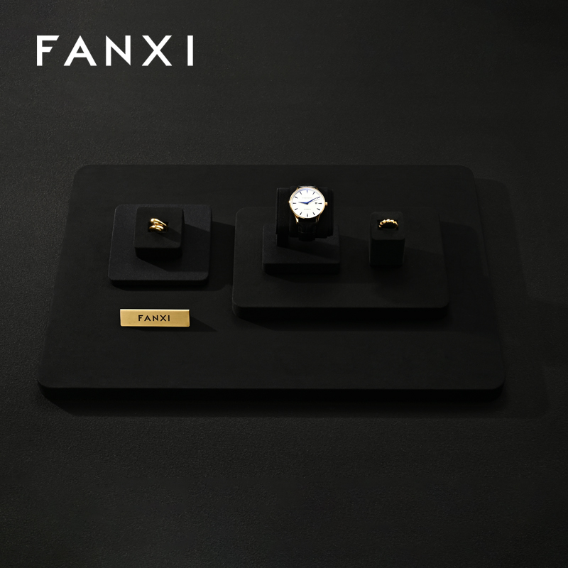 FANXI Factory Multi-color optiona Microfiber Jewelry Display