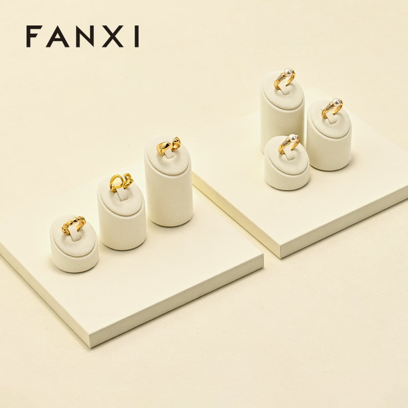 FANXI Fashion Multi-color optional Microfiber Jewelry Display