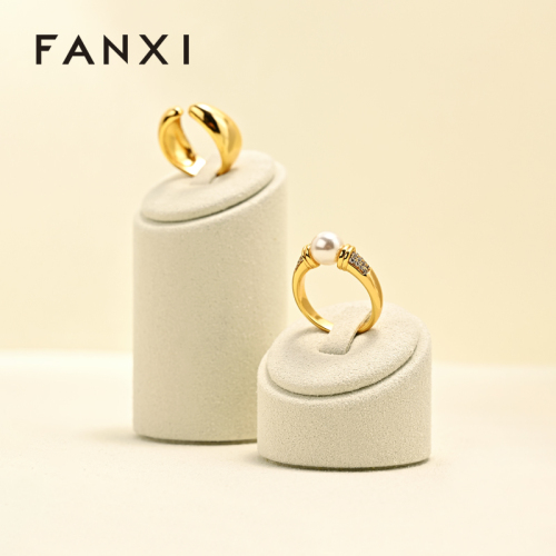 FANXI Fashion Multi-color optional Microfiber Jewelry Display