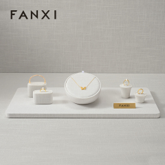 FANXI Wholesale Original color Linen Jewelry Combination Set