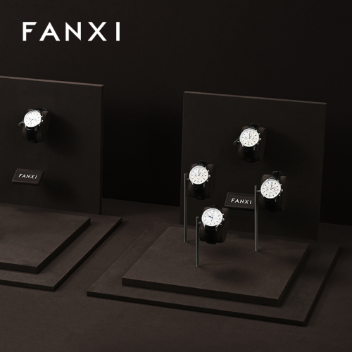 FANXI Fashion Coffee Metal Watch Combination Set Serie