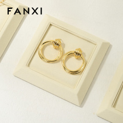 FANXI Wholesale Polychrome Sackcloth Jewelry display tray