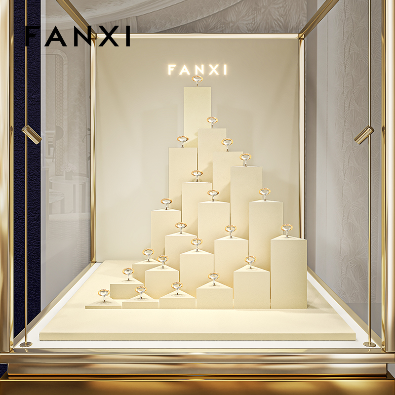 FANXI High quality Multi-coloroption metal ring display
