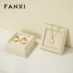 FANXI Wholesale Polychrome Sackcloth Jewelry display tray
