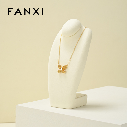 FANXI Hot sale Polychrome Silk Jewelry bust